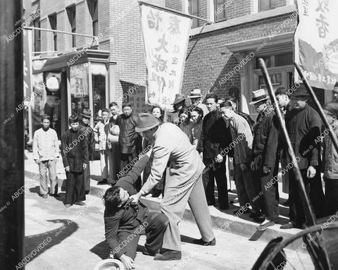 crp-11247 1939 James Craig, Cy Schindell duke it out film North of Shanghai crp-11247