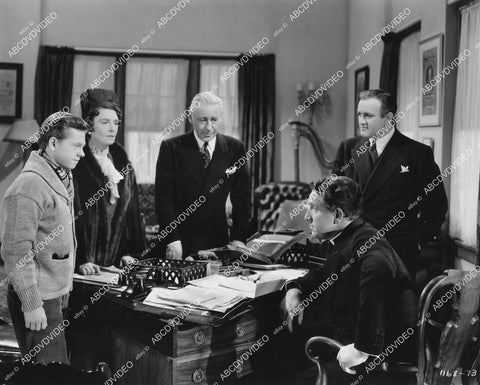 crp-11285 1941 Spencer Tracy, Mickey Rooney, Mary Nash, Henry O'Neill, Lee J Cobb film Men of Boys Town crp-11285