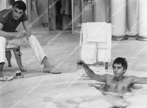 crp-01134 1983 Al Pacino in the bathtub film Scarface crp-01134
