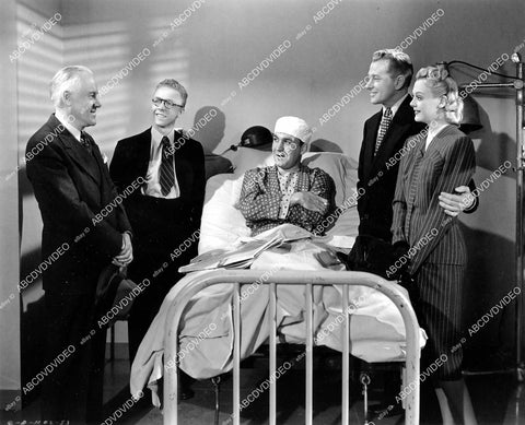 crp-11370 1946 Charles D Brown, Warren Mills, Forrest Tucker, George Macready, Leslie Brooks film The Man Who Dared crp-11370