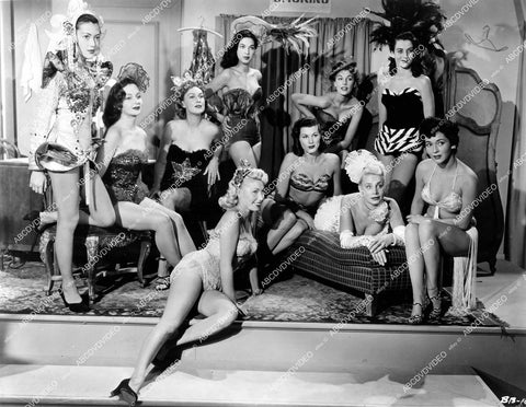 crp-11415 1953 sexy babes Susan Morrow, Dolores Fuller & bikini & lingerie models film Miss Body Beautiful crp-11415