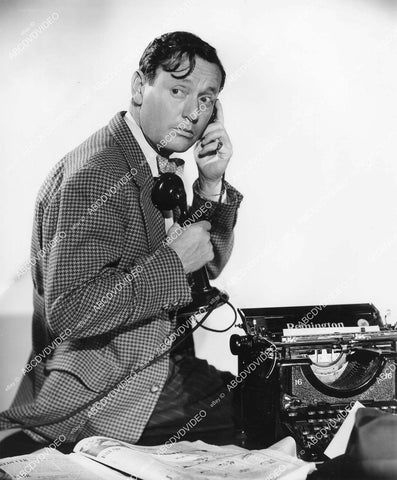crp-11492 1940 Roscoe Karns w his telephone and typwriter film His Girl Friday crp-11492