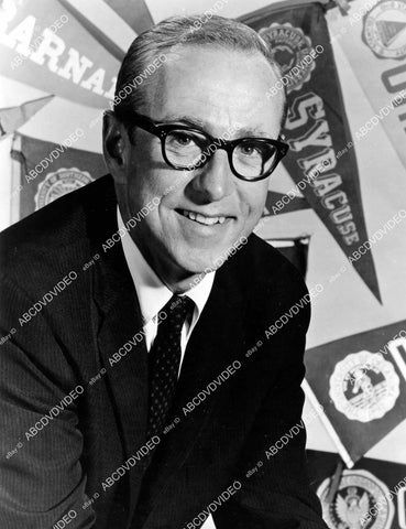 crp-11597 1950's sportscaster Robert Earl TV G.E. College Bowl crp-11597