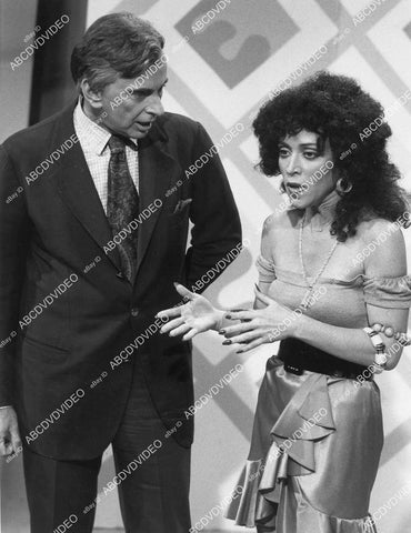 crp-11760 1978 author Gore Vidal w latin huckster Esmeralda by June Gable TV Laugh-In crp-11760