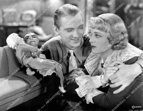 crp-11797 1935 Lee Tracy, Sally Eilers w puppets marionettes of selves film Carnival crp-11797