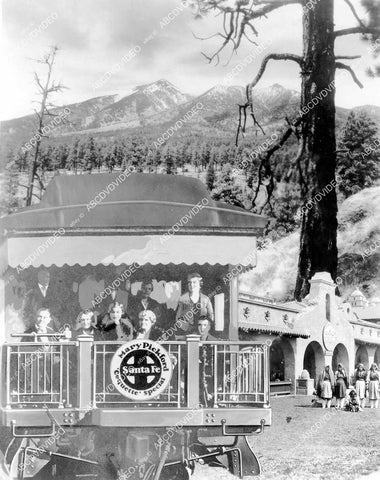 crp-11850 1929 Hollywood movie train railroad for Mary Pickford Santa Fe Coquette Special crp-11850