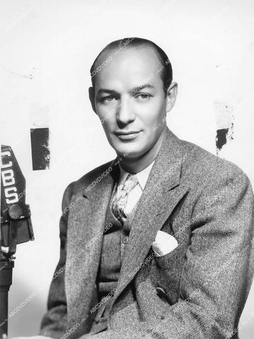 crp-11934 1930's sportscaster and film narrator Ted Husing portrait crp-11934