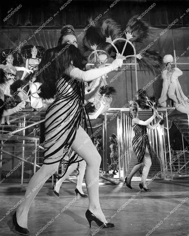 crp-12004 1970's Las Vegas Dunes Hotel sexy dancers showgirls w great legs stage show La Parisienne crp-12004
