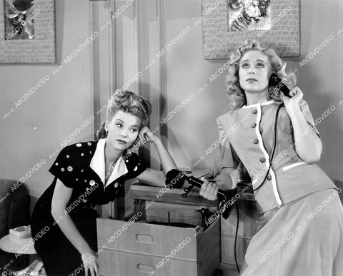 crp-12091 1944 Jane Frazee, Judy Clark on telephone film Beautiful But Broke crp-12091