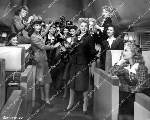 crp-12099 1944 Jane Frazee, Joan Davis, Judy Clark & all girl band film Beautiful But Broke crp-12099