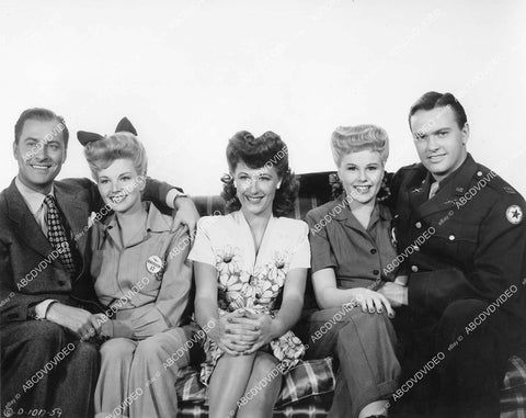 crp-12117 1944 Joan Davis, Bob Haymes, Judy Clark, John Hubbard, Jane Frazee film Beautiful But Broke crp-12117