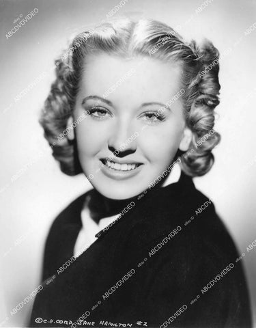 crp-12213 1930's pretty Jane Hamilton portrait crp-12213