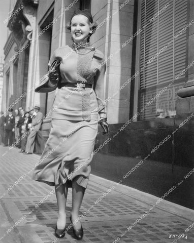 crp-12216 1930's cutie pie Jane Hamilton on the streets of Hollywood crp-12216
