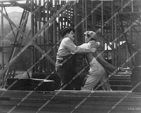 crp-12257 1928 Bud Jamison confused contractor silent film Heart Trouble crp-12257