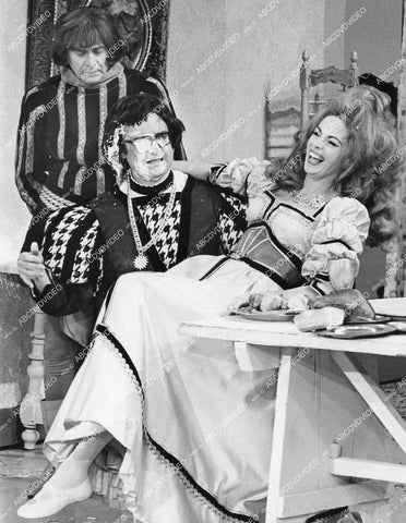 crp-12267 1960's Jayne Meadows watches Steve Allen take a pie in the face TV Steve Allen Show crp-12267