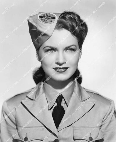 crp-12294 1940's beautiful Shirley Patterson voted The Ideal Girl in Uniform crp-12294