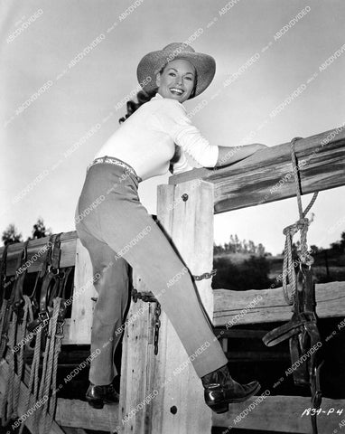 crp-12303 1957 pretty cowgirl Shirley Patterson (Shawn Smith) film The Land Unknown crp-12303