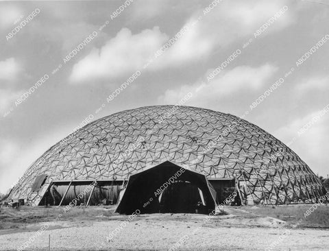 crp-12391 1959 science & tech inflatable building Union Dome Woodriver Ill crp-12391