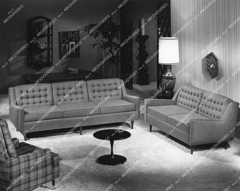 crp-12395 1950's home ec design interior decorating living room sofa set crp-12395