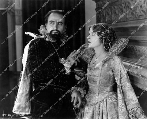 crp-12552 1923 Blanche Sweet, Sam De Grasse silent film In the Palace of the King crp-12552