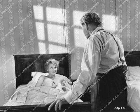 crp-12586 1956 sexy Arlene Dahl waiting in bed film Wicked as They Come crp-12586