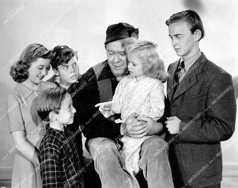 crp-12729 1940 Emory Parnell, Charles Peck, Edith Fellows, Tommy Bond, Bobby Larson, Dorothy Anne Seese film Out West w the Peppers crp-12729