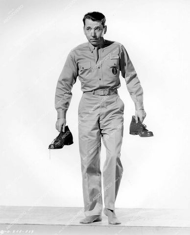crp-12870 1945 Alexander Knox holding his shoes film Over 21 crp-12870