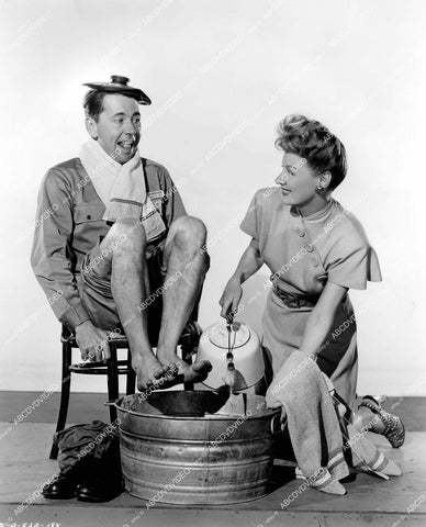 crp-12886 1945 Alexander Knox has Irene Dunne nurse a cold film Over 21 crp-12886