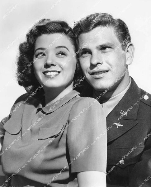 crp-12902 1945 Loren Tindall, Jeff Donnell portrait film Over 21 crp-1 ...