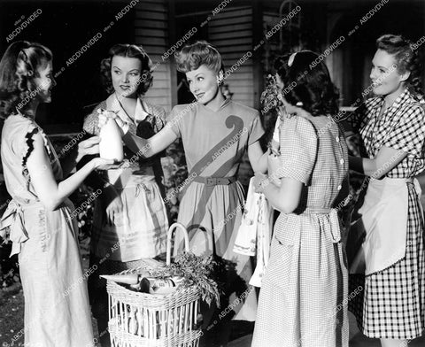 crp-12921 1945 Nanette Parks, Jean Stevens, Adele Roberts, Anne Loos, Irene Dunne film Over 21 crp-12921