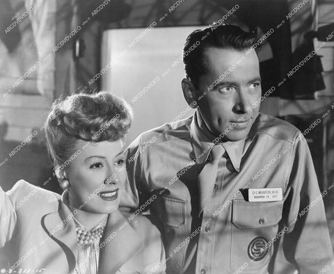 crp-12926 1945 Alexander Knox & Irene Dunne film Over 21 crp-12926