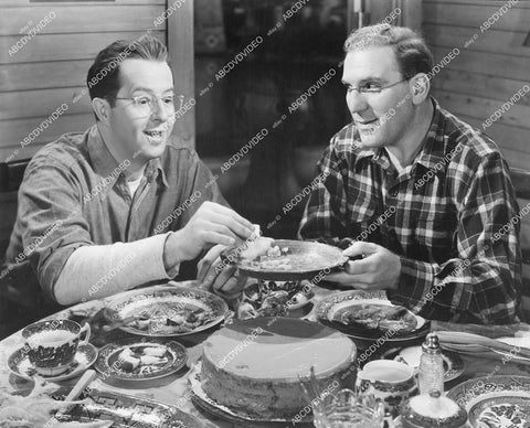 crp-12974 1945 photo William Bendix, Phil Silvers w pie & cake film Don Juan Quilligan crp-12974