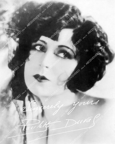 crp-12995 1920's silent film star Paulette Duval portrait crp-12995