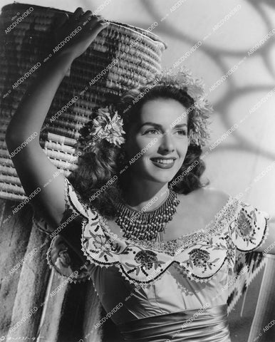 crp-13068 1945 lovely Jinx Falkenburg film The Gay Senorita crp-13068