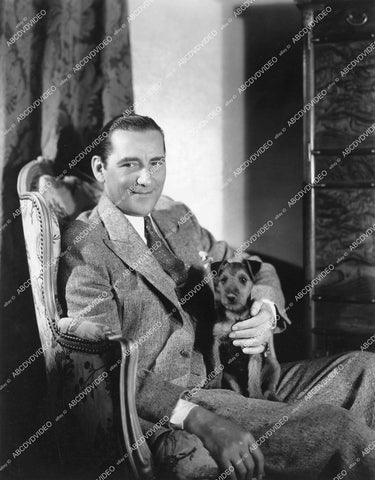 crp-13162 1930's William Stage Boyd at home w his dog crp-13162
