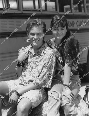 crp-01317 1990 child stars Chad Allen, Danica McKellar TVM Camp Cucamonga crp-01317