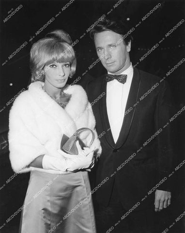 crp-13276 1960's candid Dany Saval & husband Maurice Jarre crp-13276