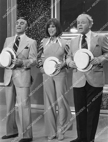 crp-01334 1978 Danny Thomas, Mary Tyler Moore, Carroll O'Connor TV CBS On the Air crp-01334