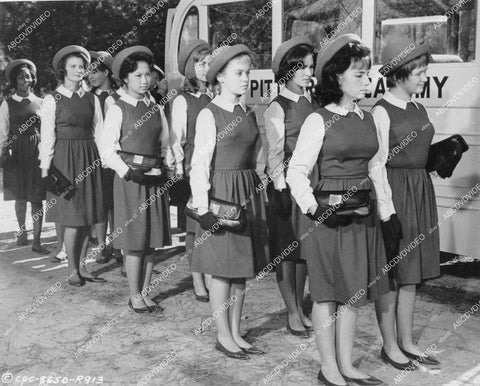 crp-13384 1963 Kathy Dunn, Lynne Sue Moon & Teenage Diplomats film 13 Frightened Girls crp-13384