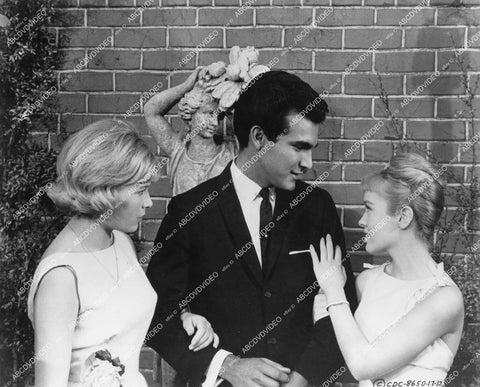 crp-13388 1963 Kathy Dunn, Ilona Schutze, John Alvar film 13 Frightened Girls crp-13388