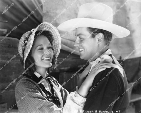 crp-13422 1937 cowboy Robert Bob Allen, Martha Tibbetts film Ranger Courage crp-13422