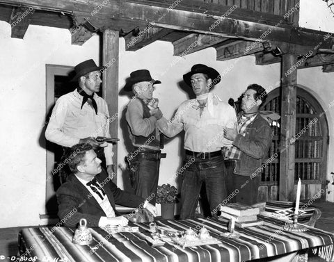 crp-13472 1951 Jock Mahoney, George Eldredge, Myron Healey and cast serial film Roar of the Iron Horse crp-13472