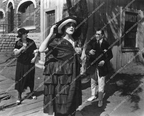 crp-13506 1921 Eileen Sedgwick, George Larkin silent serial film Terror Trail crp-13506
