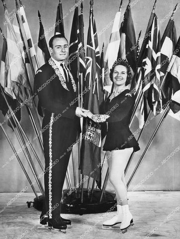 crp-13673 1961 Canadian ice skaters Barbara Wagner & Robert Paul TV All Star Figure Skating Tribute crp-13673