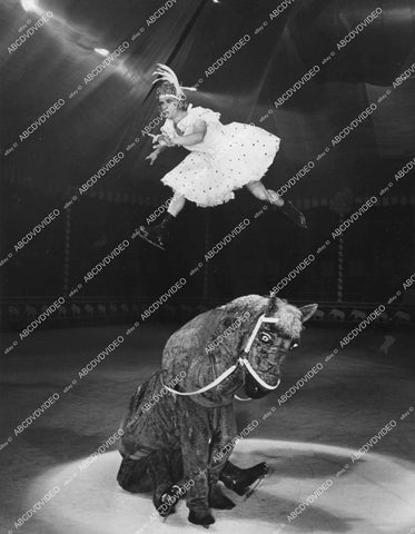 crp-13697 1939 ice skater Heine Brock comedy routine film Ice Follies of 1939 crp-13697