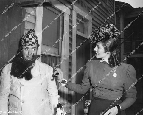 crp-13706 1949 Smiley Burnette, Marjorie Stapp film The Blazing Trail crp-13706