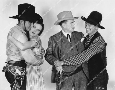 crp-13737 1932 Buck Jones, Barbara Weeks, Wallis Clark, George Cooper film Forbidden Trail crp-13737