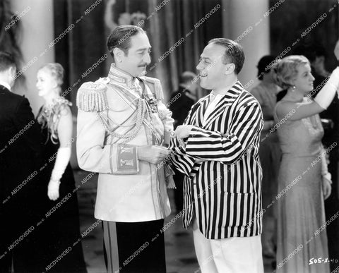 crp-13788 1930 candid Adolphe Menjou & Gus Shy on set film New Moon crp-13788
