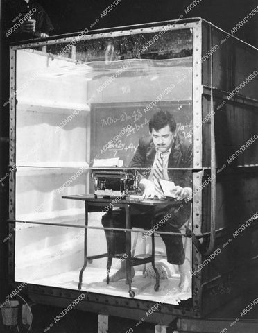 crp-13869 1968 Ernie Kovacs in underwater booth using his typewriter TV Ernie Kovacs Show crp-13869