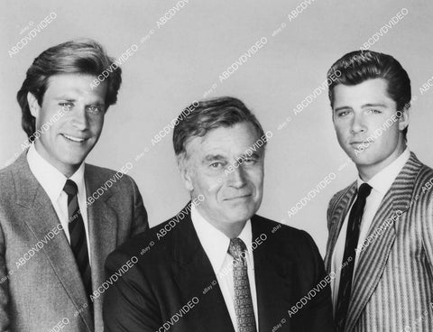 crp-01389 1985 John James, Charlton Heston, Maxwell Caulfield TV Dynasty II The Colbys crp-01389